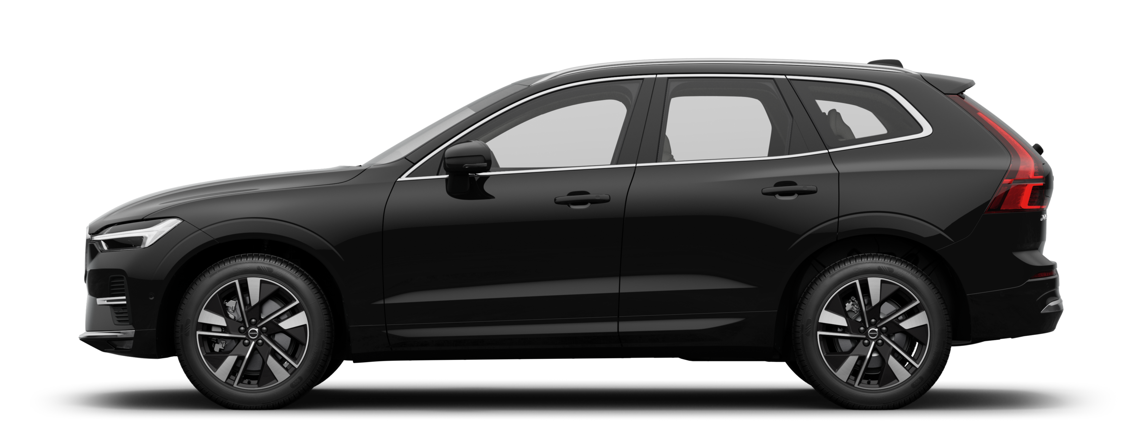 A sideview of a XC60 Mild hybrid