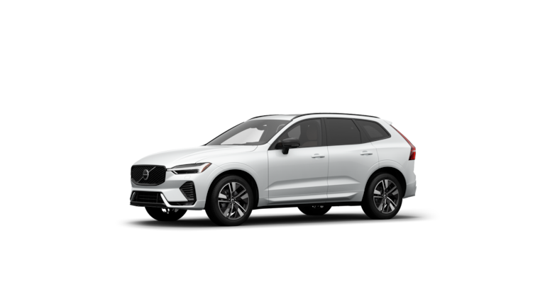 Volvo car exterior three-quarter view in a plain studio background.
