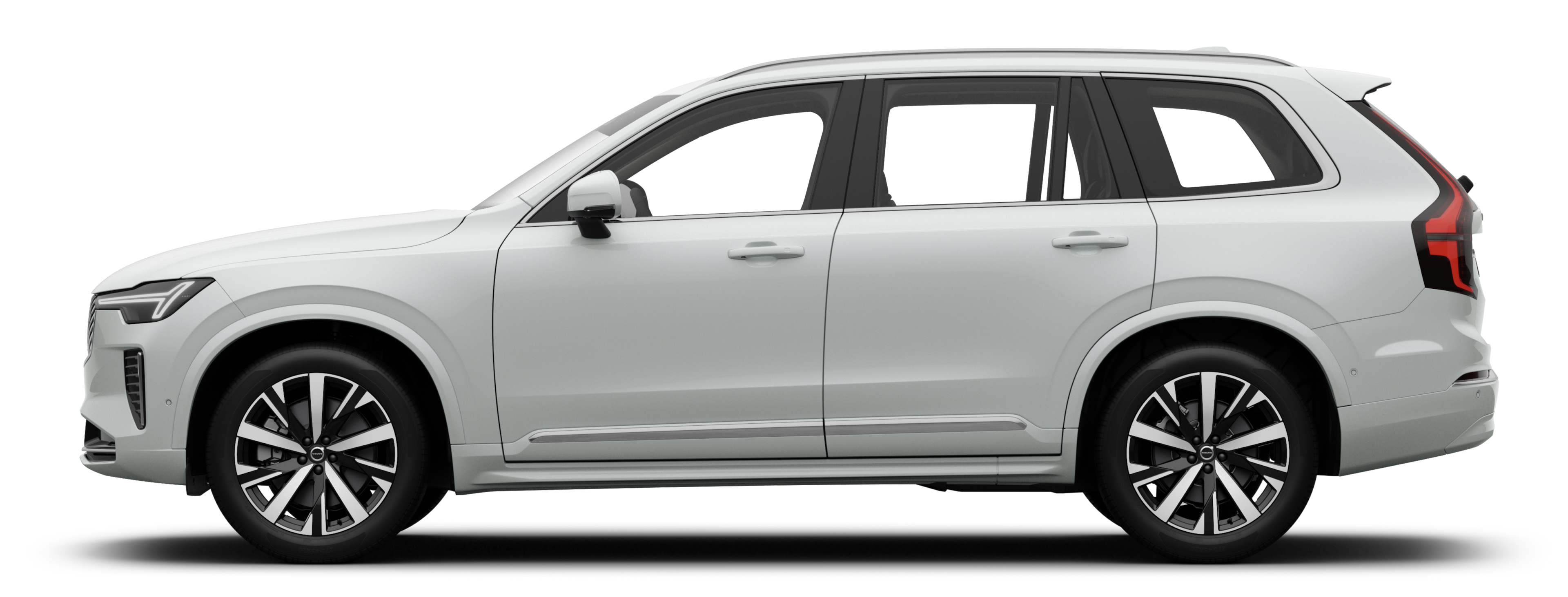 صورة جانبية لسيارة XC90 السيارة الهجينة بالطاقة المساعدة