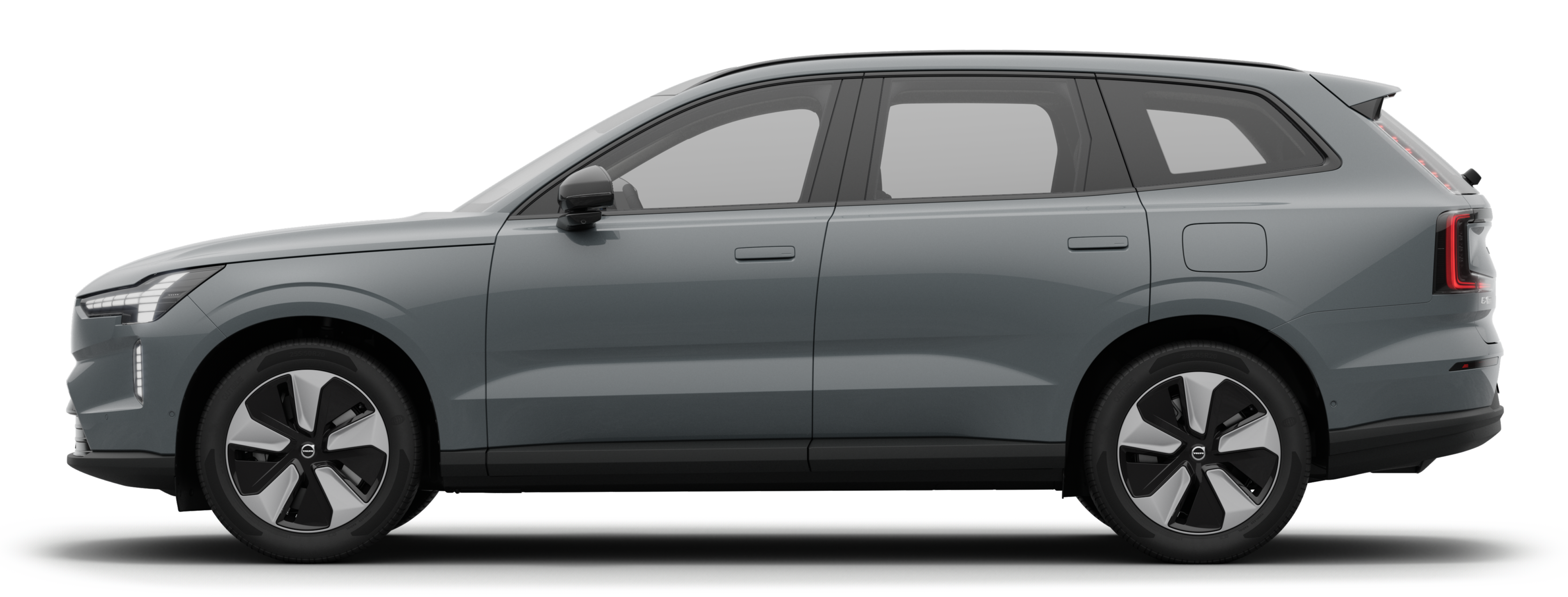 Bočný pohľad na EX90 Elektrické