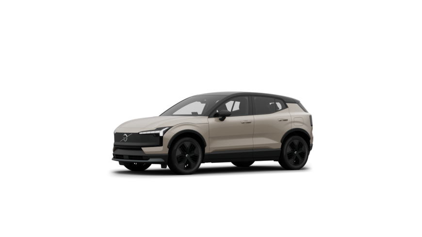 Екстер'єр автомобіля Volvo у три чверті на однотонному студійному тлі.