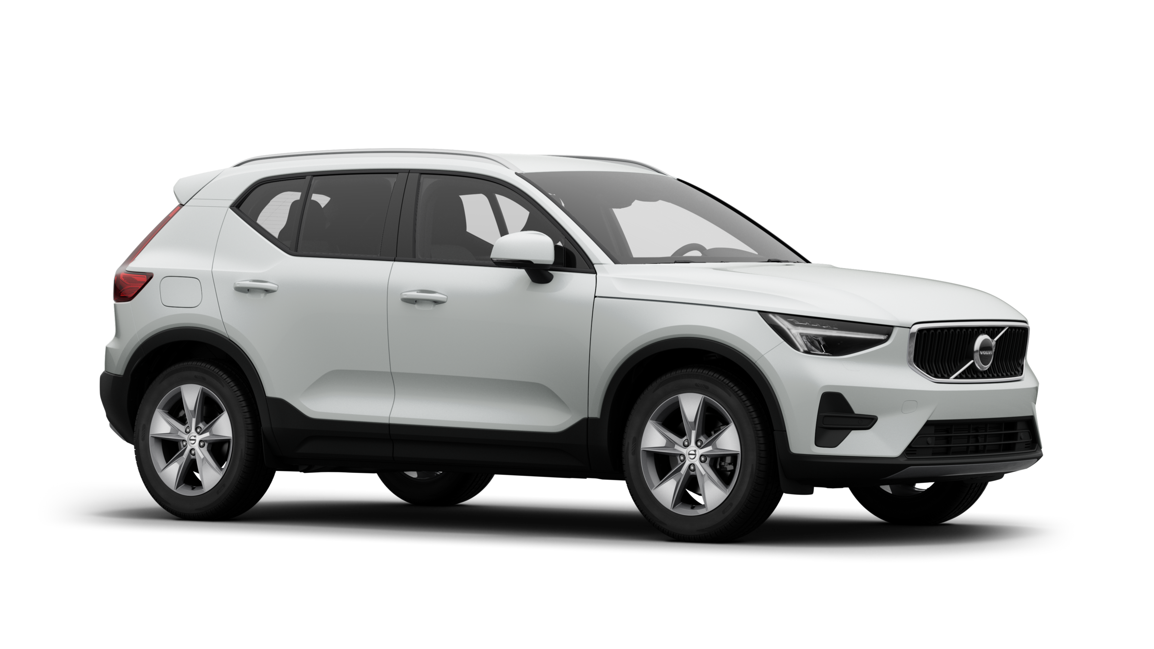 Екстер'єр автомобіля Volvo, огляд у три чверті на звичайному тлі студії.