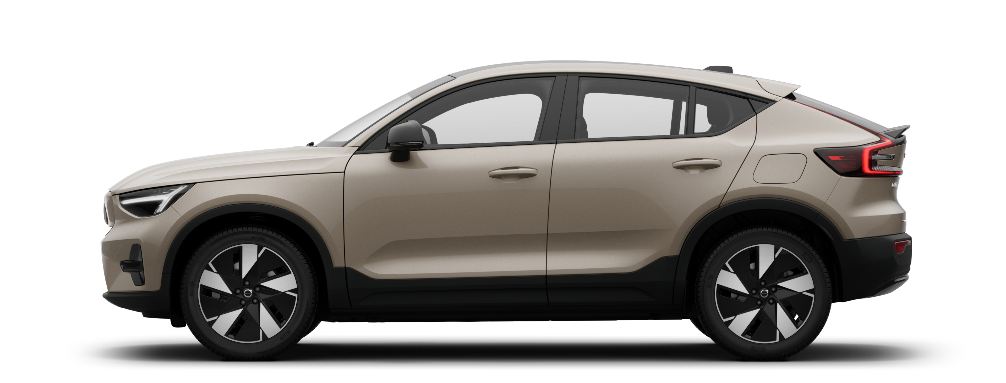 Zijaanzicht van een EC40 Elektrisch